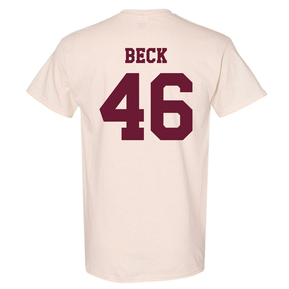 Texas A&M - NCAA Football : Qui Beck - Classic Shersey T-Shirt-1