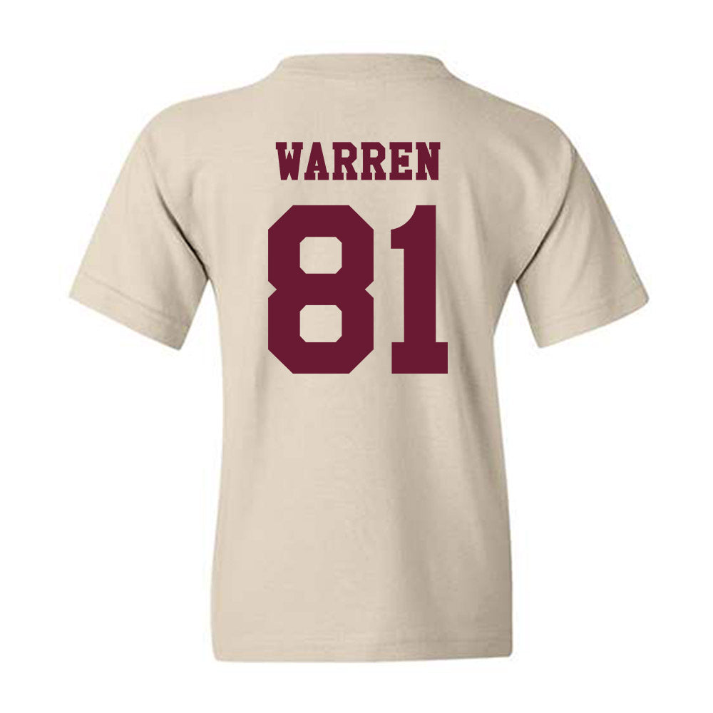 Texas A&M - NCAA Football : Jayden Warren - Classic Shersey Youth T-Shirt-1