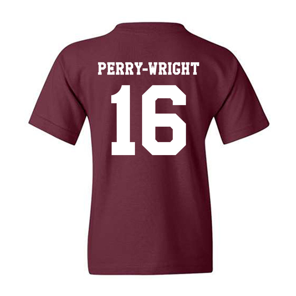 Texas A&M - NCAA Football : Bryce Perry-Wright - Classic Shersey Youth T-Shirt-1