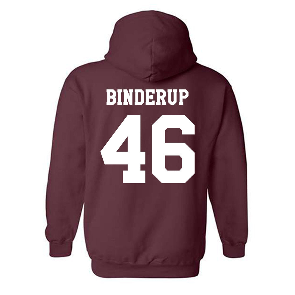 Texas A&M - NCAA Baseball : Blake Binderup - Classic Shersey Hooded Sweatshirt-1