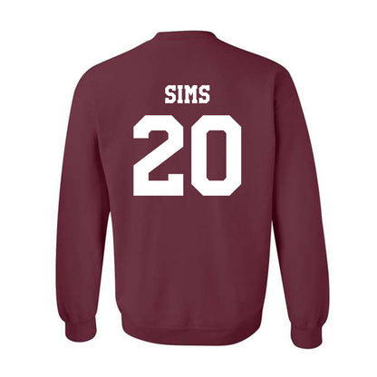 Texas A&M - NCAA Baseball : Aiden Sims - Classic Shersey Crewneck Sweatshirt-1