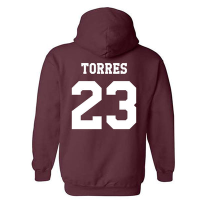 Texas A&M - NCAA Softball : Milan Torres - Classic Shersey Hooded Sweatshirt-1
