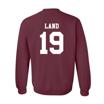 Texas A&M - NCAA Football : Paxton Land - Classic Shersey Crewneck Sweatshirt-1