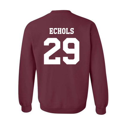 Texas A&M - NCAA Football : Justin Echols - Classic Shersey Crewneck Sweatshirt-1