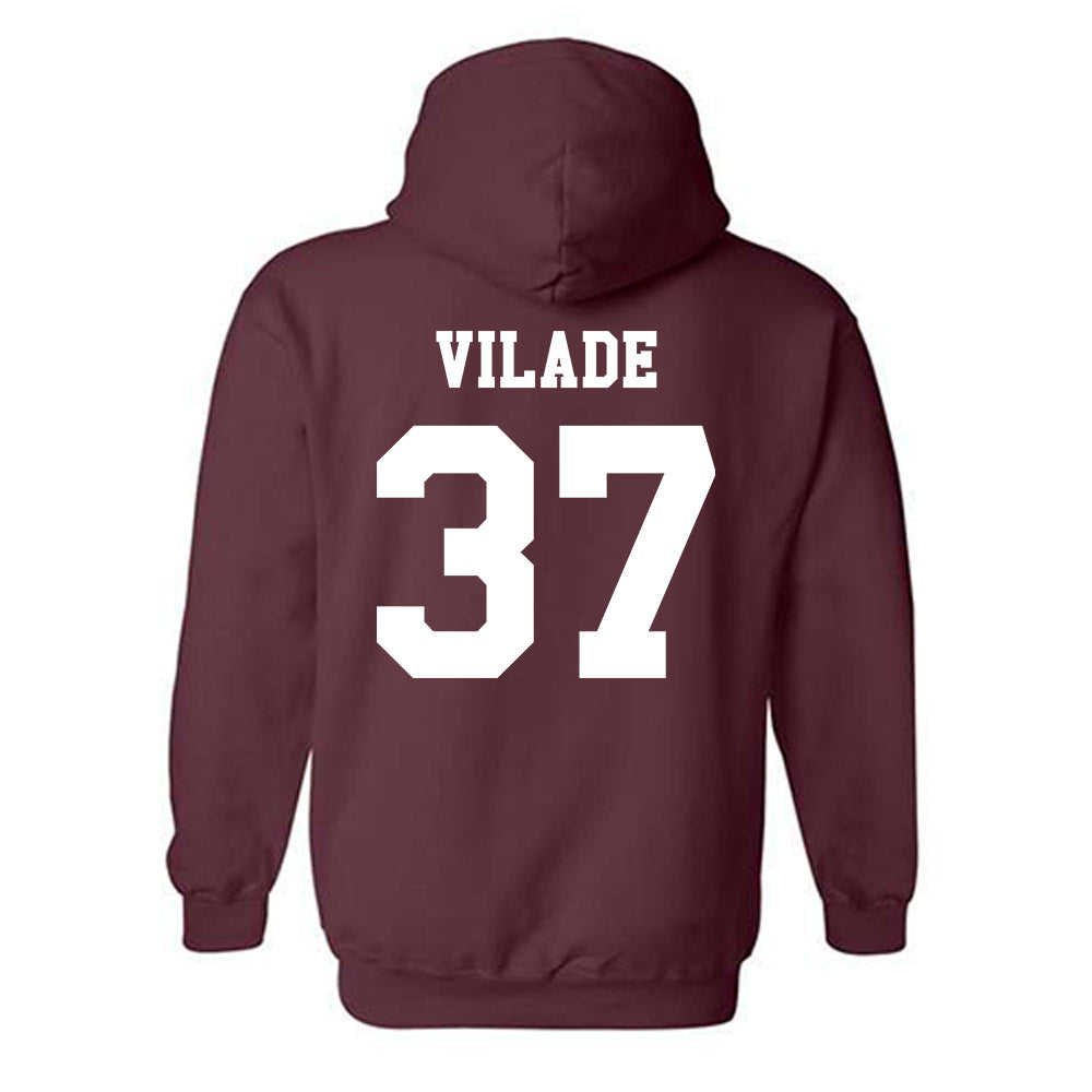 Texas A&M - NCAA Baseball : Trent Vilade - Classic Shersey Hooded Sweatshirt-1