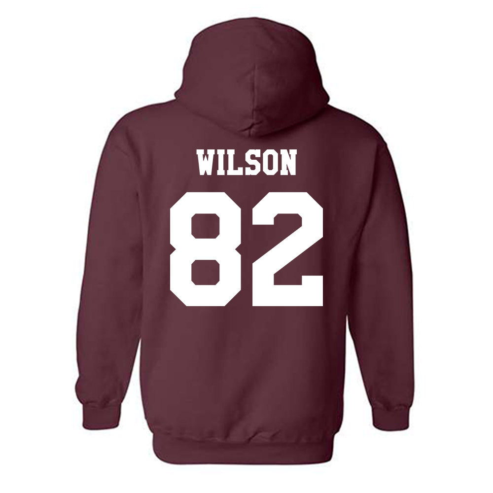 Texas A&M - NCAA Football : Jonah Wilson - Classic Shersey Hooded Sweatshirt-1
