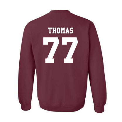 Texas A&M - NCAA Football : Tyler Thomas - Classic Shersey Crewneck Sweatshirt-1