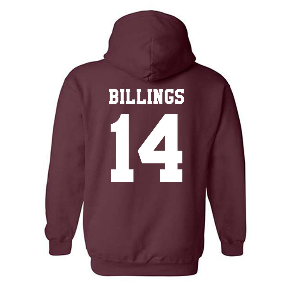 Texas A&M - NCAA Baseball : Luke Billings - Classic Shersey Hooded Sweatshirt-1