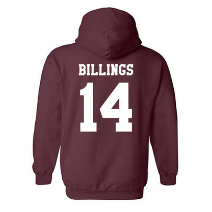 Texas A&M - NCAA Baseball : Luke Billings - Classic Shersey Hooded Sweatshirt-1