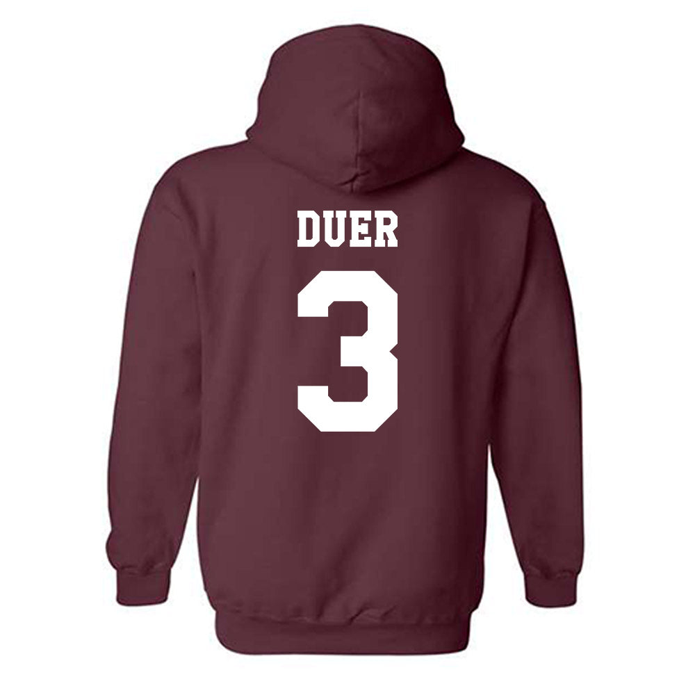 Texas A&M - NCAA Baseball : Jake Duer - Classic Shersey Hooded Sweatshirt-1