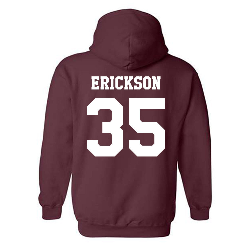 Texas A&M - NCAA Baseball : Sam Erickson - Classic Shersey Hooded Sweatshirt-1