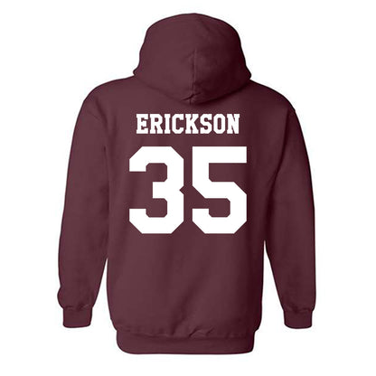 Texas A&M - NCAA Baseball : Sam Erickson - Classic Shersey Hooded Sweatshirt-1