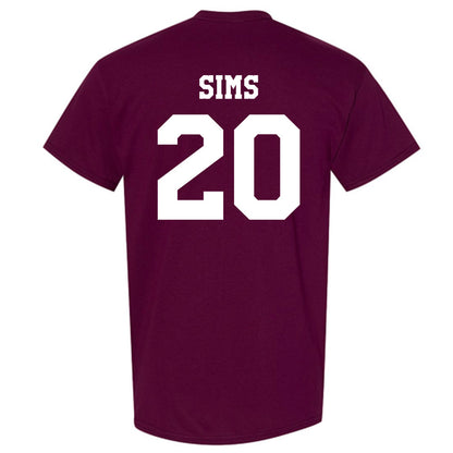 Texas A&M - NCAA Baseball : Aiden Sims - Classic Shersey T-Shirt-1