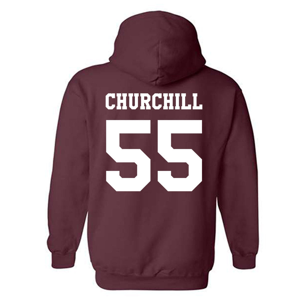 Texas A&M - NCAA Women's Soccer : Ireland Churchill - Classic Shersey Hooded Sweatshirt-1