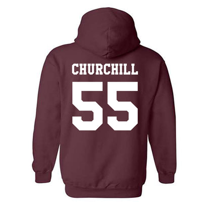 Texas A&M - NCAA Women's Soccer : Ireland Churchill - Classic Shersey Hooded Sweatshirt-1