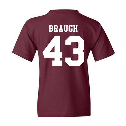 Texas A&M - NCAA Football : Carter Braugh - Classic Shersey Youth T-Shirt-1
