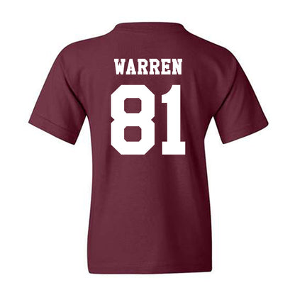 Texas A&M - NCAA Football : Jayden Warren - Classic Shersey Youth T-Shirt-1