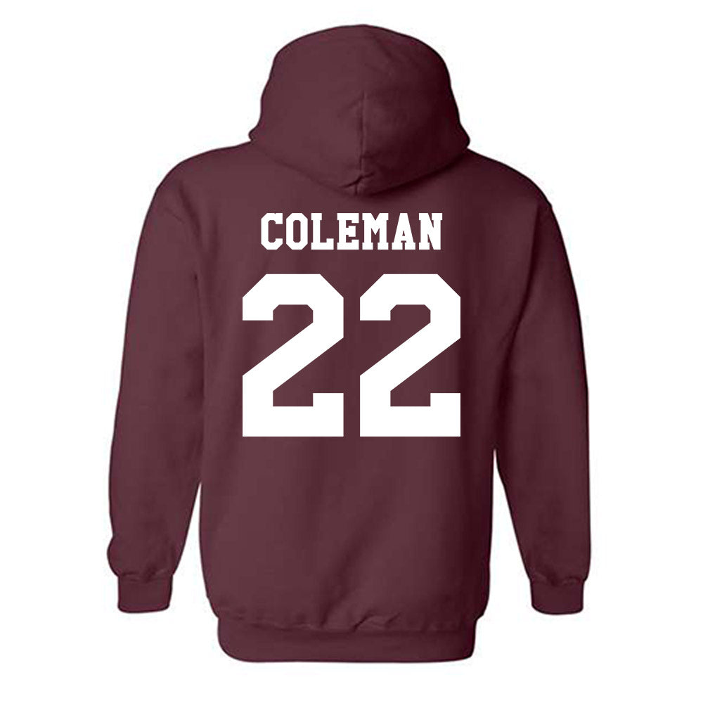 Texas A&M - NCAA Softball : Gracyn Coleman - Classic Shersey Hooded Sweatshirt-1