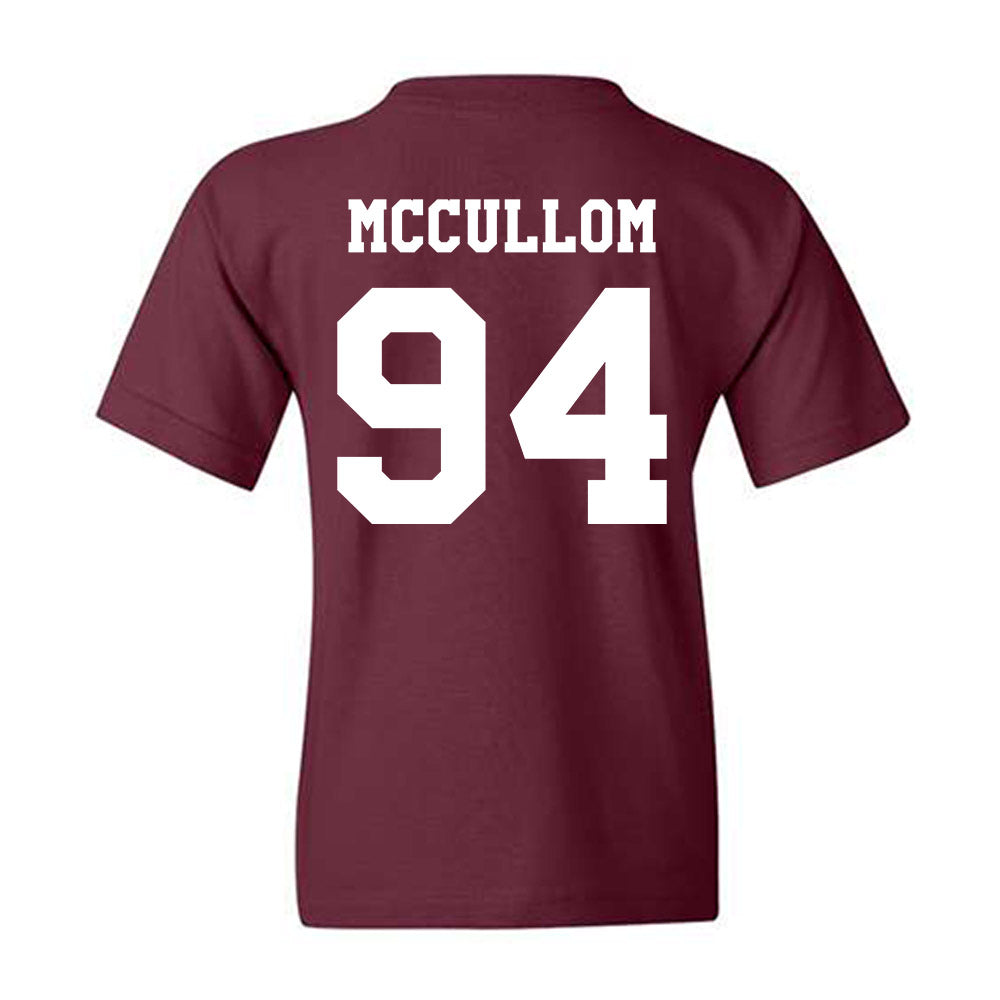 Texas A&M - NCAA Football : Angelo McCullom - Classic Shersey Youth T-Shirt-1