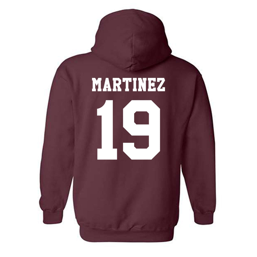 Texas A&M - NCAA Men's Basketball : Eemil Martinez - Classic Shersey Hooded Sweatshirt-1