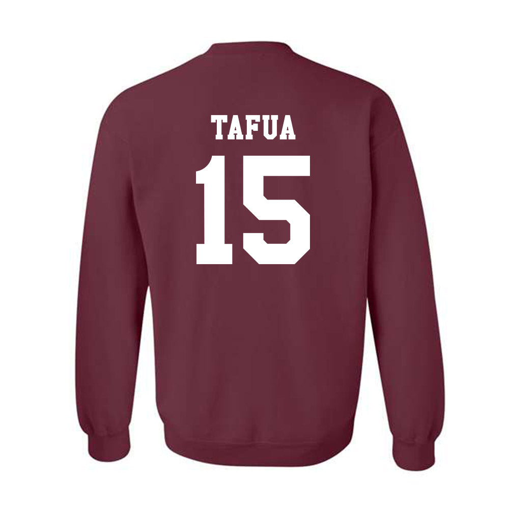 Texas A&M - NCAA Football : Caleb Tafua - Classic Shersey Crewneck Sweatshirt-1