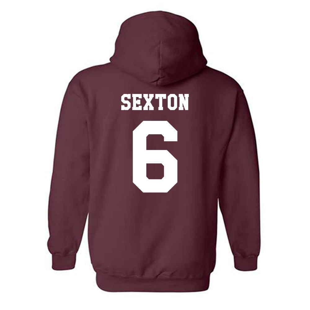 Texas A&M - NCAA Women's Soccer : Ava Sexton - Classic Shersey Hooded Sweatshirt-1