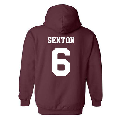 Texas A&M - NCAA Women's Soccer : Ava Sexton - Classic Shersey Hooded Sweatshirt-1