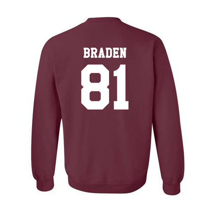 Texas A&M - NCAA Football : Luke Braden - Classic Shersey Crewneck Sweatshirt-1