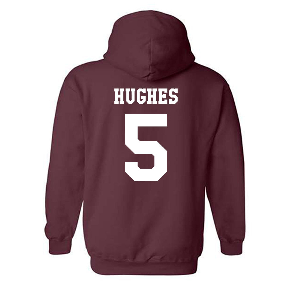 Texas A&M - NCAA Women's Soccer : Blake Hughes - Classic Shersey Hooded Sweatshirt-1