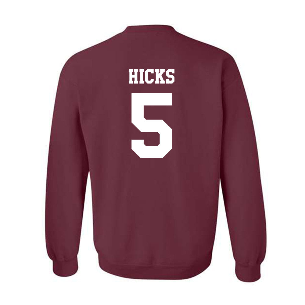 Texas A&M - NCAA Football : DJ Hicks - Classic Shersey Crewneck Sweatshirt-1