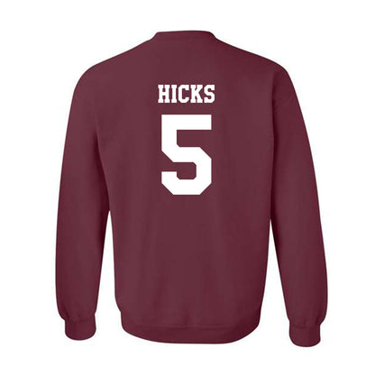 Texas A&M - NCAA Football : DJ Hicks - Classic Shersey Crewneck Sweatshirt-1