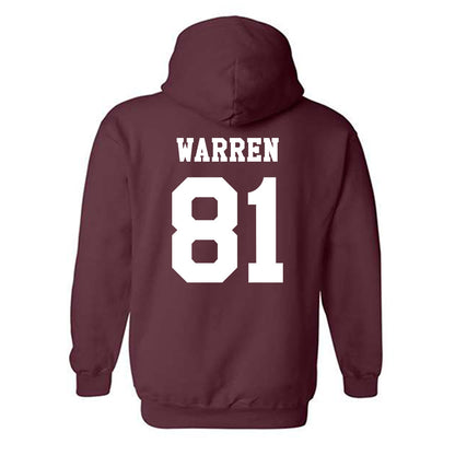 Texas A&M - NCAA Football : Jayden Warren - Classic Shersey Hooded Sweatshirt-1