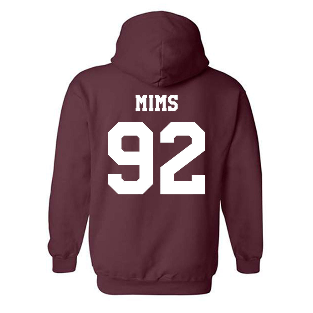 Texas A&M - NCAA Football : CJ Mims - Classic Shersey Hooded Sweatshirt-1