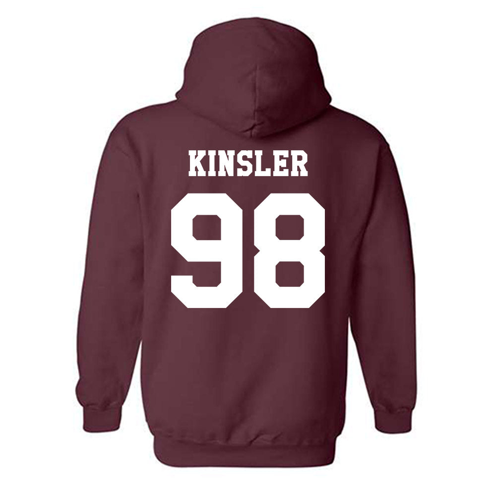 Texas A&M - NCAA Football : Jermaine Kinsler - Classic Shersey Hooded Sweatshirt-1