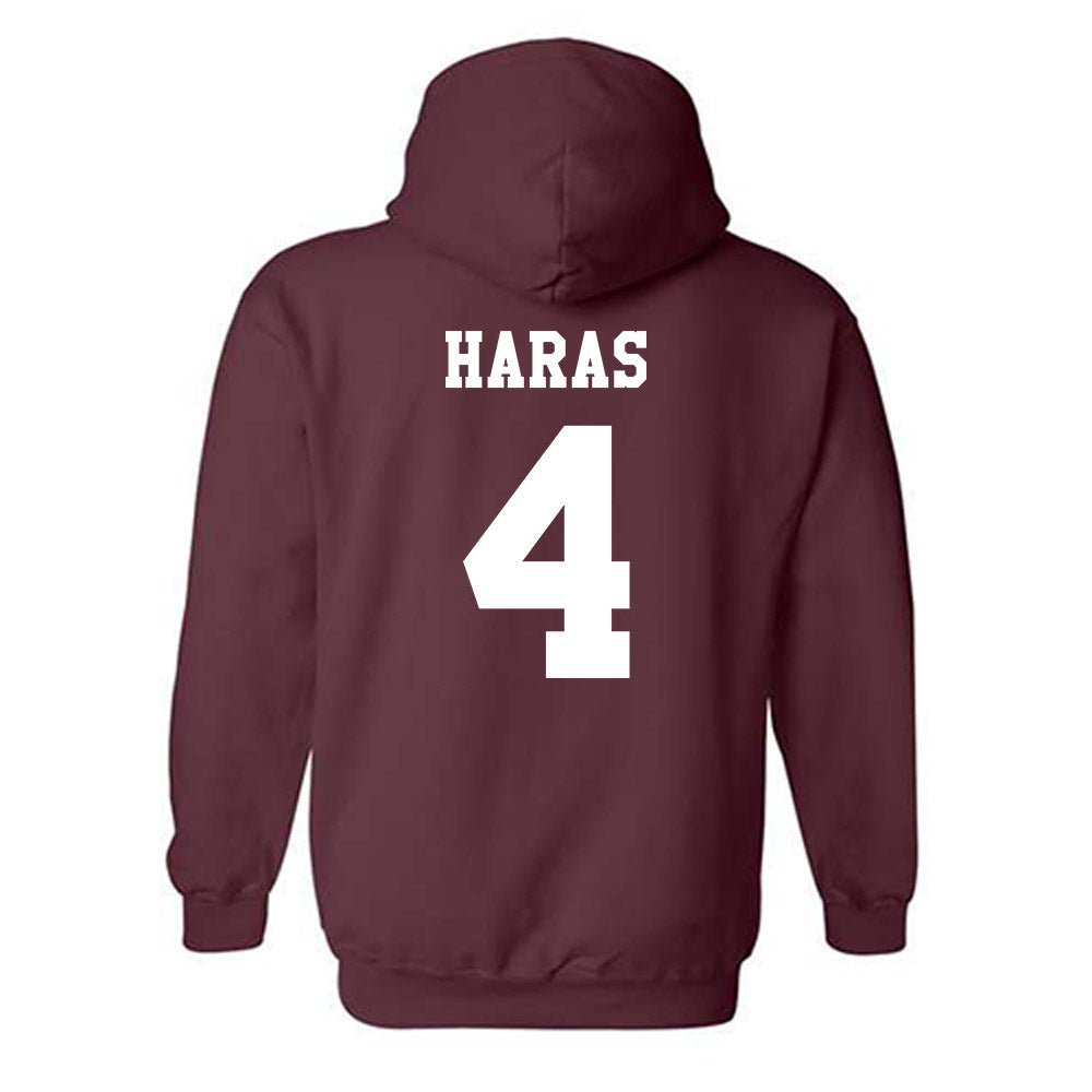 Texas A&M - NCAA Women's Soccer : Juliet Haras - Classic Shersey Hooded Sweatshirt-1