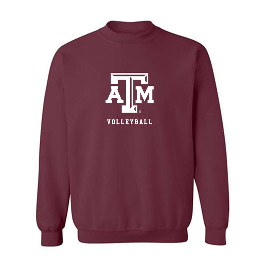 Texas A&M - NCAA Women's Volleyball : Kaia Castle - Classic Shersey Crewneck Sweatshirt-0