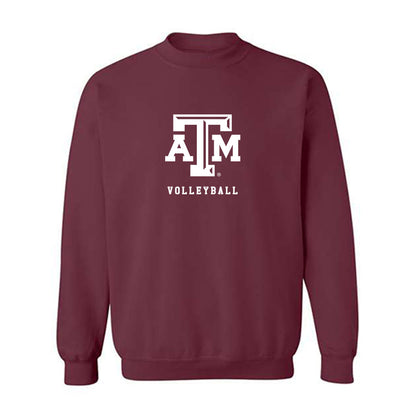 Texas A&M - NCAA Women's Volleyball : Natalie Ring - Classic Shersey Crewneck Sweatshirt-0