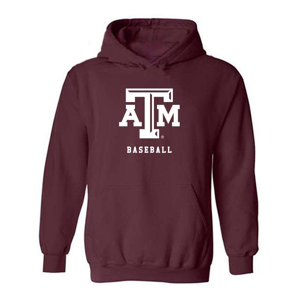 Texas A&M - NCAA Baseball : Chandler Hart - Classic Shersey Hooded Sweatshirt-0