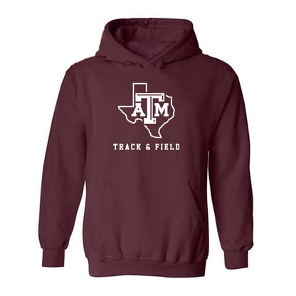 Texas A&M - NCAA Men's Track & Field : Diego Heredia - Classic Shersey Hooded Sweatshirt-0