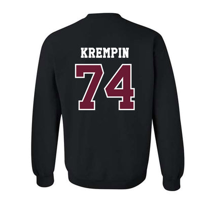 Texas A&M - NCAA Football : Zaden Krempin - Classic Shersey Crewneck Sweatshirt-1