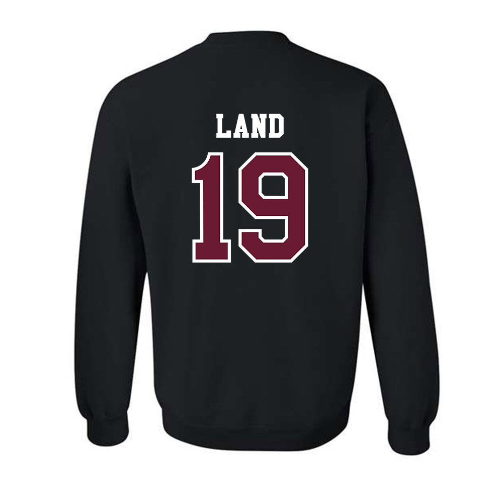 Texas A&M - NCAA Football : Paxton Land - Classic Shersey Crewneck Sweatshirt-1