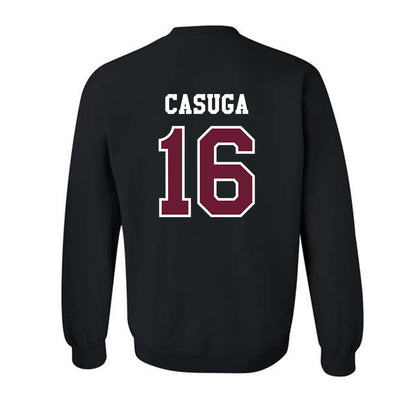 Texas A&M - NCAA Football : Helaman Casuga - Classic Shersey Crewneck Sweatshirt-1