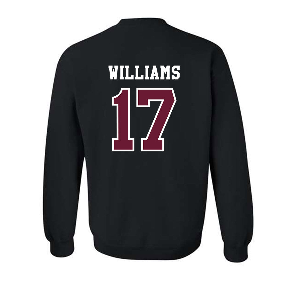 Texas A&M - NCAA Football : Madden Williams - Classic Shersey Crewneck Sweatshirt-1