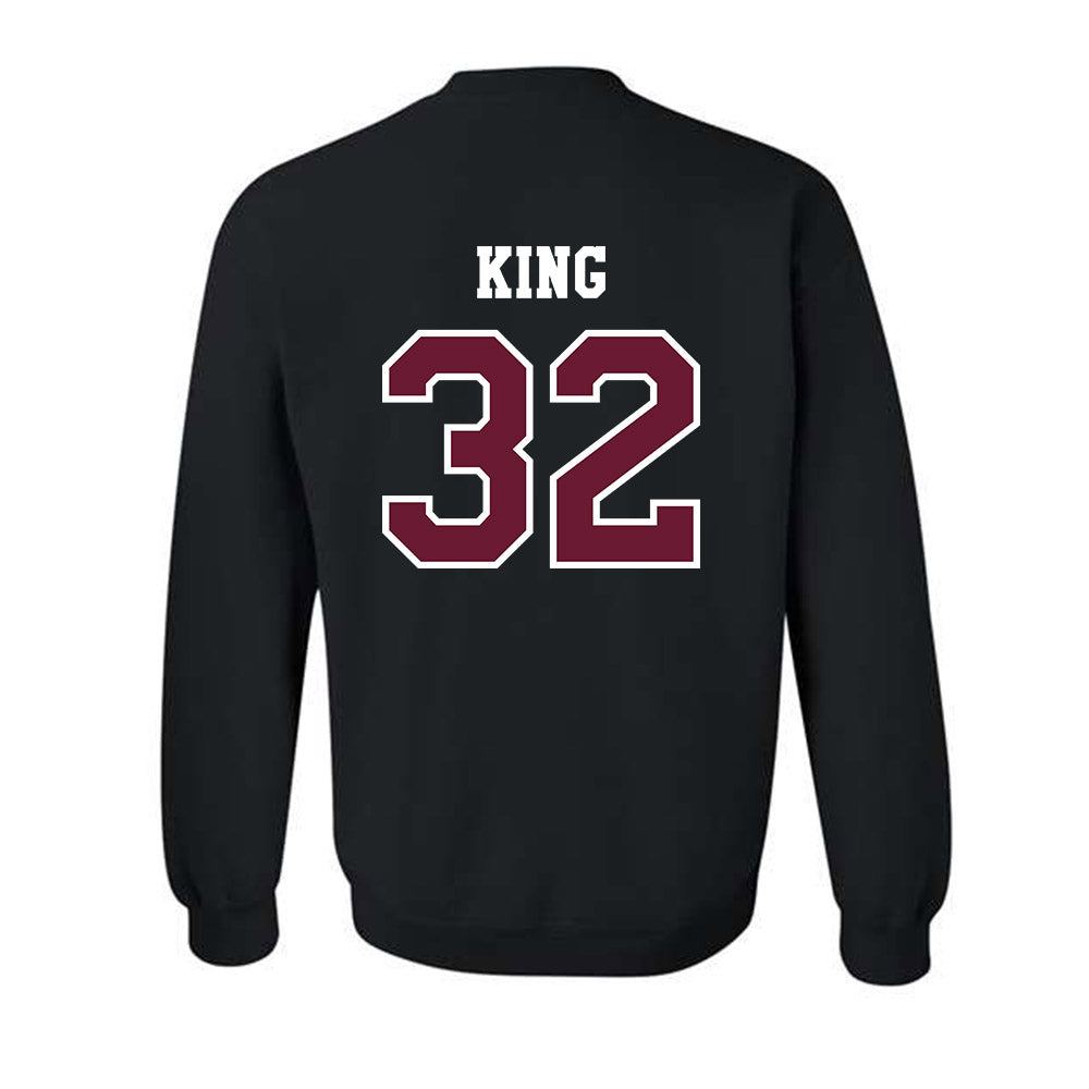 Texas A&M - NCAA Football : Taiyion King - Classic Shersey Crewneck Sweatshirt-1