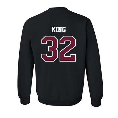 Texas A&M - NCAA Football : Taiyion King - Classic Shersey Crewneck Sweatshirt-1