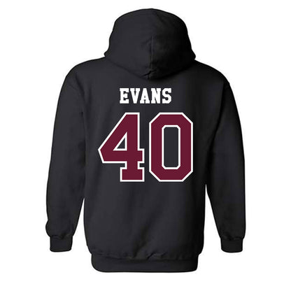 Texas A&M - NCAA Football : Gray Evans - Classic Shersey Hooded Sweatshirt-1