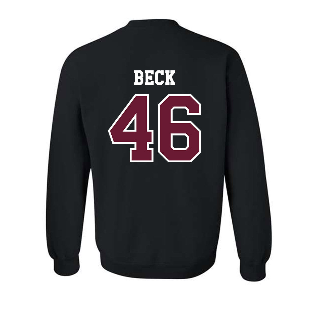Texas A&M - NCAA Football : Qui Beck - Classic Shersey Crewneck Sweatshirt-1