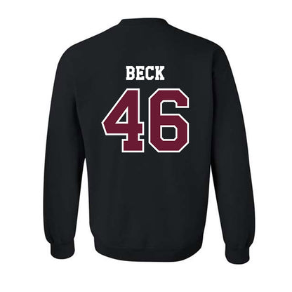 Texas A&M - NCAA Football : Qui Beck - Classic Shersey Crewneck Sweatshirt-1