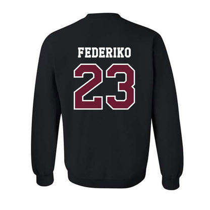Texas A&M - NCAA Men's Basketball : Federiko Federiko - Classic Shersey Crewneck Sweatshirt-1