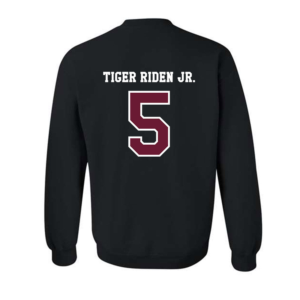 Texas A&M - NCAA Football : Deondrae Tiger Riden Jr. - Classic Shersey Crewneck Sweatshirt-1